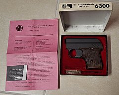 EM-GE Modell 63 Kal. 6mm Flobert Knall – PTB 6 – Kult-Taschenpistole mit integriertem Becher