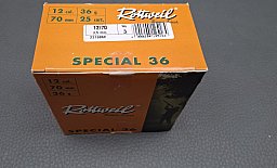 125 Rottweil Special 36 Schrotpatronen, 12/70 3,5mm