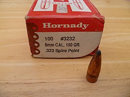 Hornady Geschosse 8mm .323 150grs Spire Point