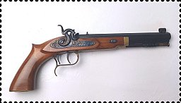 Schöne Thompson Patriot Perkussionspistole Cal.45 alte Fertigung