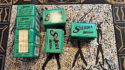 691 Stück Sierra Varminter .224 (22 cal), 45 gr Soft Point “Hornet”, Nr. 1210