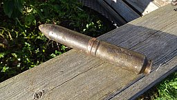 MK-108 - 30mm MUNITION LUFTWAFFE WEHRMACHT MESSERSCHMITT* Üb-MINE - leer & Deko