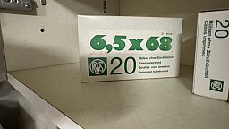 140 Stück RWS Hülsen 6,5x68, unprimed, 7 Schachteln à 20, neu