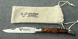 Laguiole en Aubrac 11cm Maserholz mit Korkenzieher – Handarbeit