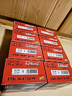 200 Schuss Rottweil Competition Line Steel SKEET 24 HV, Kaliber 12/70, 2,2mm