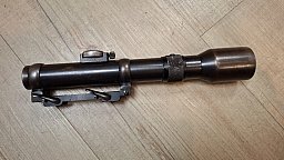AJACK Zielfernrohr historisches ZF für Sammlerwaffen pre War mit Montage für 11mm Prismenschiene