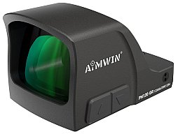 AIMWIN PN120GR Leuchtpunktvisier grün 2 MOA, RMR-Aufnahme, IPX7