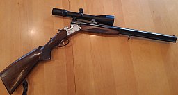 Krieghoff Drilling Plus, Swarovski LP 2,5-10x56, 9,3x74, 20/76 mit ESTL 5,6x52 R