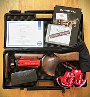 "FUTUR-K6AM" VOLL-VERSTELLBARER FLINTEN-SCHAFT optional mit Maß-Griff für Caesar Guerini Blaser Fair