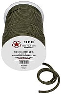 Seil / Schnur Oliv 7mm x 60m auf Rolle - z.B. zum Spannen von Tarnnetzen