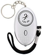 Scorpion Personenalarm 120 db Silber mit LED Lampe + Batterie