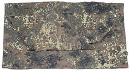 Zeltplane + Tasche BW flecktarn gebraucht