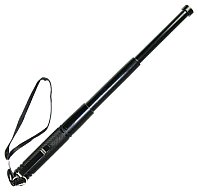Mini Teleskop Schlagstock 14/32cm - Schwarz - auch als Kubotan verwendbar