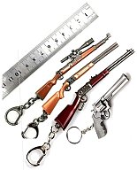 Schlüsselanhänger Bockdoppelflinte BDF, Revolver, Winchester oder K98 Karabiner