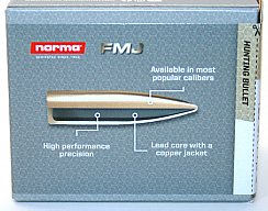100 Stück NEUE NORMA Geschosse - FMJ 6,5mm/.264 - 7,8g/120gr #20665141 Match-Geschosse Vollmantel !