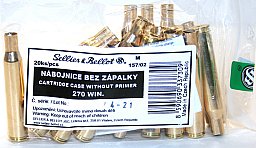 20 Stück S&B | Sellier&Bellot Wiederladehülsen S+B .270 WIN. | NEU Messing Boxer o. Zünder #V337302