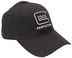 Glock Cap schwarz Schrift weiß