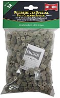 300 x BALLISTOL Reinigungsfilze Filzreiniger SPEZIAL Cal. 32 Schafwolle mit Messingfasern! 8mm .323