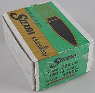 500 St. SIERRA MatchKing HPBT 7mm (.284) 180grs PN 1980C