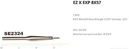 LEE SE2324 Spare Expander Decapper ROD 8x57 IS JS Mauser .325 WSM | Ausstoßer Spindel für Kalibrierm