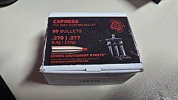 50St. Geco 270|.277 - 8,4g. / 130gr. Express Geschosse
