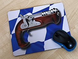Böller - Mousepad Bayern