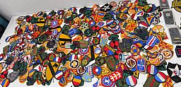 Aus US Veteranen Nachlass - 700 US Patches WK II Korea Vietnam