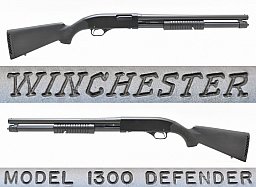WINCHESTER 1300 " DEFENDER " Pump Action / VS Rep.- Flinte im Kaliber 12/76 Magnum