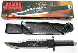RAMBO Messer First Blood Part II John J. Rambo Individually Numbered Signature Edition Neu/Ovp