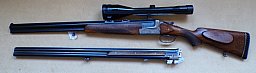 Merkel mit Krieghoff Wechsellauf