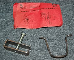***Fritzmann „St. Hubertus“ Geweihklammer für Rothirsch ***