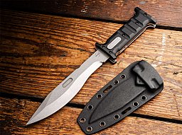 BÖKER Plus VERLÄNGERUNGSMESSER 02BP0003 D2 Stahl 18,5cm Klinge G10 Griffschalen §42a KONFORM < 12cm