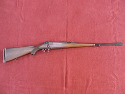 Jagdliche Repetierbüchse Mauser, System 98, Kal. 8X57JS mit neuem Beschuß!