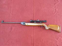 Luftgewehr Diana Modell 35, Bj. 10/70 mit F-Zeichen und ZF Walther 4x32
