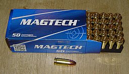 50 Deko Dekopatronen MAGTECH 9mm Para / 9X19 / 9mm Vollmantel Original Hülsen u. Originalverpackung