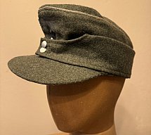 Feldmütze Infanterie Offizier Wehrmacht komplett Kopie WH WK2 Reenactment