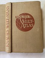 Dt.Reich Knaurs Welt Atlas Arktis Norwegen Afrika 1935 No Säbel Bajonett