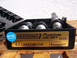 Redding Premium Matrizensatz, 6,5 Creedmoor, metrisch mit Necksizer. Die NEUHEIT!