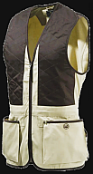 Beretta Schießweste Modell "Trap Cotton SMU" - NEUWARE - beige/braun