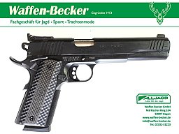 Pistole Schmeisser Hugo 1911 Kal. .45ACP 6", black -NEUWARE-