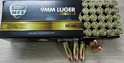 Munition MFS 9mm LUGER / PARA 9x19 VMJ
