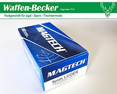 1.000 Schuss Magtech 9mm Luger 115grs. JHP (Hohlspitz) ---NEUWARE!---