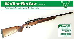 Repetierbüchse Brenner BR20 Kal. .308Win. LL:51cm M15x1 Mündungsgewinde, Holzschaft -VORFÜHRWARE-
