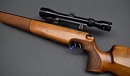 Walther Modell KJS Repetierer Einzellader, Kaliber. 22Hornet, mit ZF Tasco 3-9x40 Abs. Plex, gut