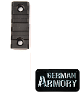 Picatinnyrail Picatinnyschiene Shorty für Keymod Systeme 5 Slots AR15 AR10 AK47 tactical AK74
