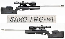 SAKO TRG-41 Scharfschützengewehr Kal .338 LAPUA MAGNUM mit NIGHTFORCE ZF 8-32x56