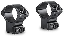 HAWKE - Match Ringmontagen Aluminium 30mm Mittelrohr für 9-11mm Prisma-Schiene Bauhöhe HOCH = 17mm