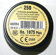 250 Stück RWS Vorderladeranzündhütchen#1075PLUS(verstärkt) 4,47mm |gerippt!Dose á 250 Stück #2319353