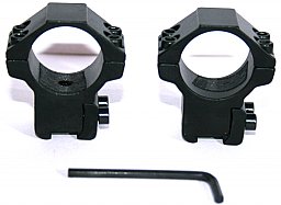 Aufschubmontage für Luftgewehr/Kleinkaliber 11mm Prismenschiene | 1Zoll Mittelrohr (25,4mm) | BH14mm