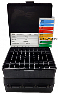 100er Patronenbox .44 Mag .45 Colt .41 Rem MTM CASE-GARD P-100-44-40 schwarz mit Scharnier NEU